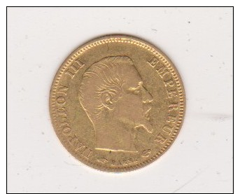 5 Francs Or   Napoléon III Empereur Tête Nue  1858  A - Autres & Non Classés