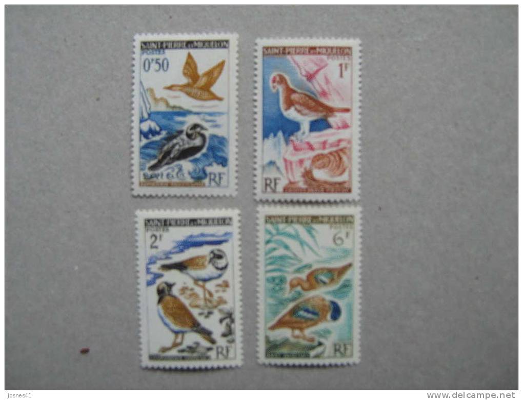 S P M    P 364/367 * *   OISEAUX - Unused Stamps