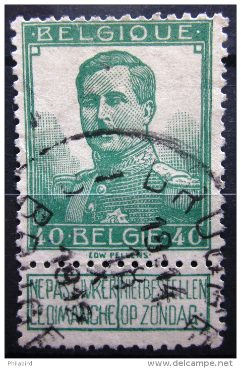 BELGIQUE               N° 114                 OBLITERE - 1912 Pellens