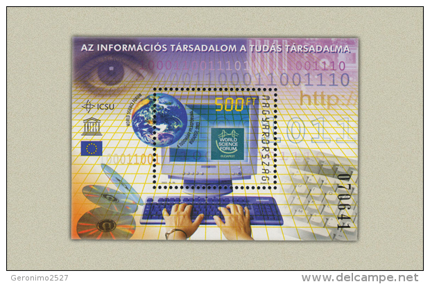 HUNGARY 2003 HISTORY Science COMPUTER - Fine S/S MNH - Ongebruikt