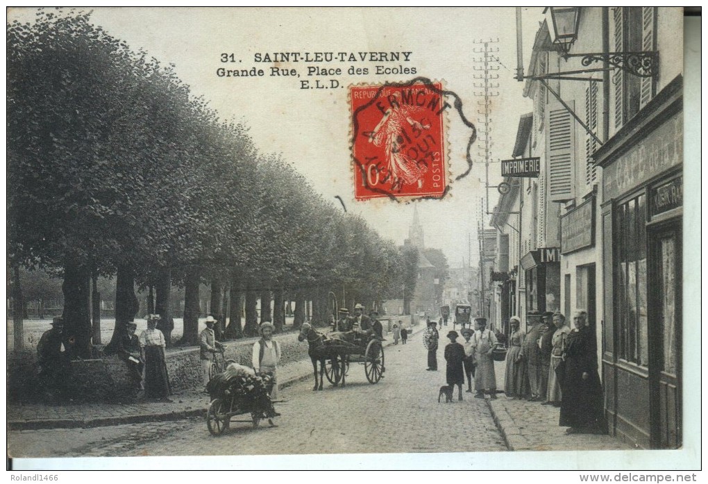 SAINT LEU TAVERNY Grande Rue Place Des Ecoles - Saint Leu La Foret