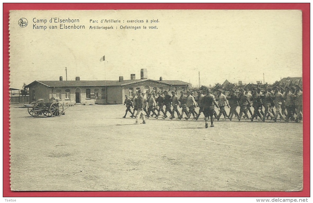 Camp D´Elsenborn - Parc D'Artillerie : Exercices à Pied - 1922 ( Voir Verso ) - Elsenborn (Kamp)