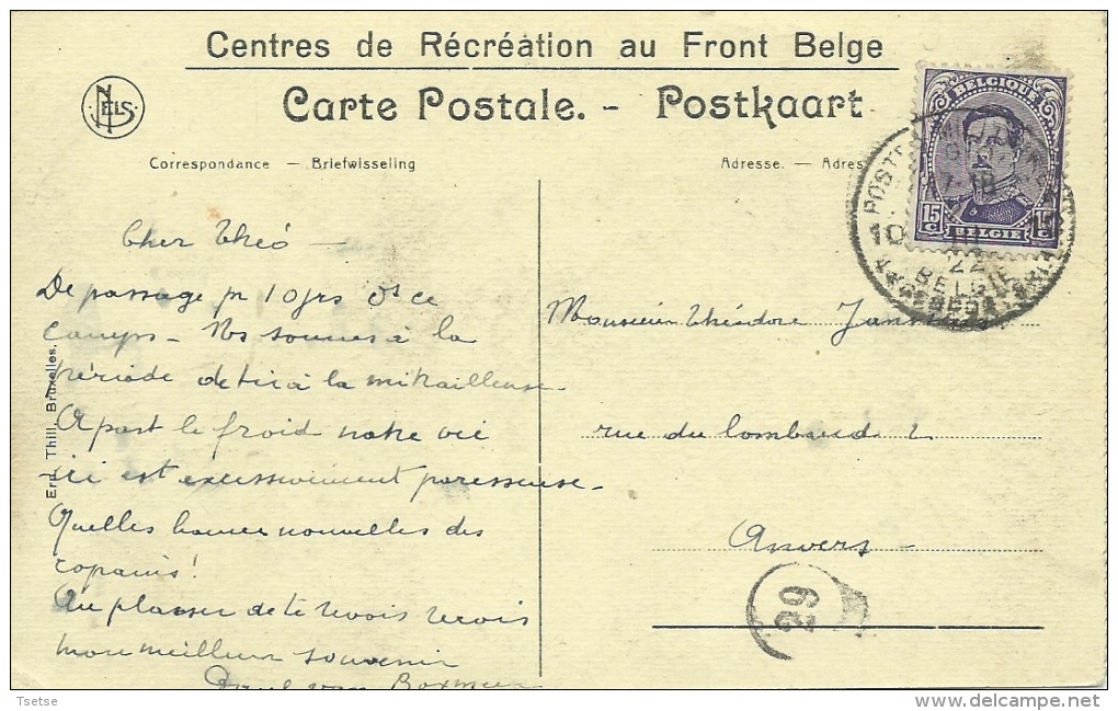 Camp D´Elsenborn - Parc D'Artillerie : Exercices à Pied - 1922 ( Voir Verso ) - Elsenborn (Kamp)