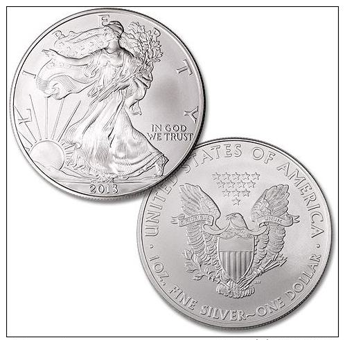 2013 - 1 Dollaro Argento Dollar En Argent - Liberty Silver Plata Eagle Silber Once Onza Oncia Unze - Argent