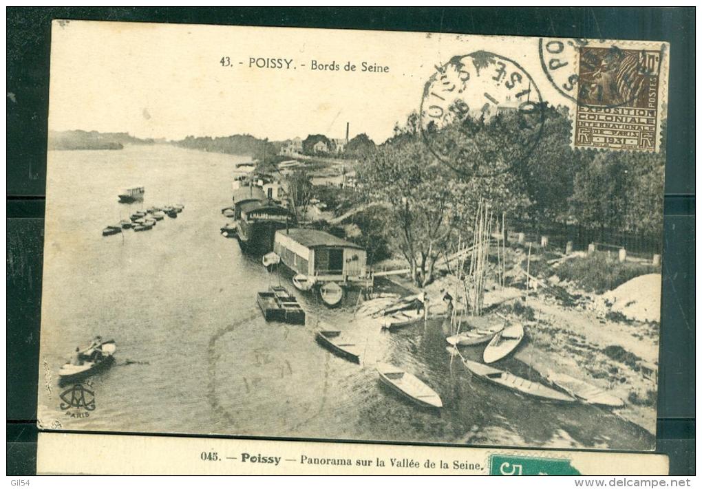 N°43  -  POISSY -- Bords De Seine    - Fax08 - Poissy