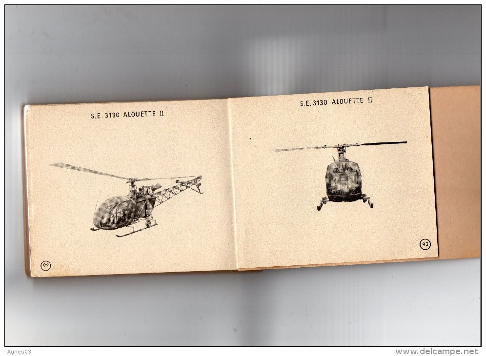 Carnet De Silhouettes D Avions  France  URSS  Grande Bretagne  USA  1950  Et Helicopteres - Other & Unclassified