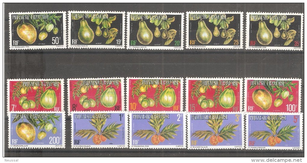 Serie Nº T- 1/15  Polinesia Francesa - Timbres-taxe