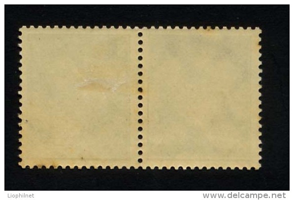 DEUTSCHES REICH 1928-32, Yvert 403a*, PRESIDENT, TETE-BECHE, NEUFS* / Mint, TRACE SUR GOMME - Unused Stamps