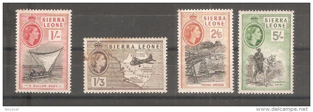 Sellos  Nº  188/91 Sierra Leone - Sierra Leone (...-1960)