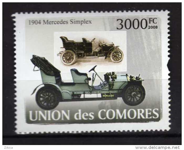 Comoros.Lot - 8 Stamps. MNH.  Transport. Trains.locomotive.ships.automotive.plane. ( 8 Scans ) - Comores (1975-...)