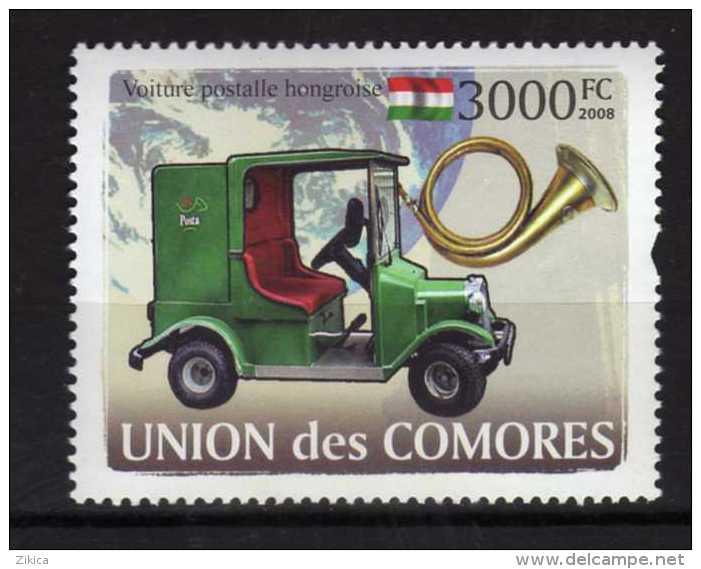 Comoros.Lot - 8 Stamps. MNH.  Transport. Trains.locomotive.ships.automotive.plane. ( 8 Scans ) - Comores (1975-...)