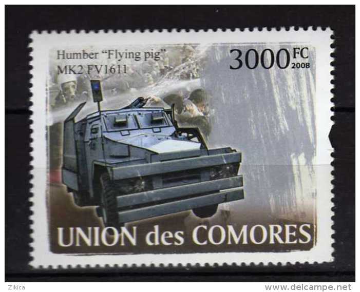 Comoros.Lot - 8 Stamps. MNH.  Transport. Trains.locomotive.ships.automotive.plane. ( 8 Scans ) - Comores (1975-...)