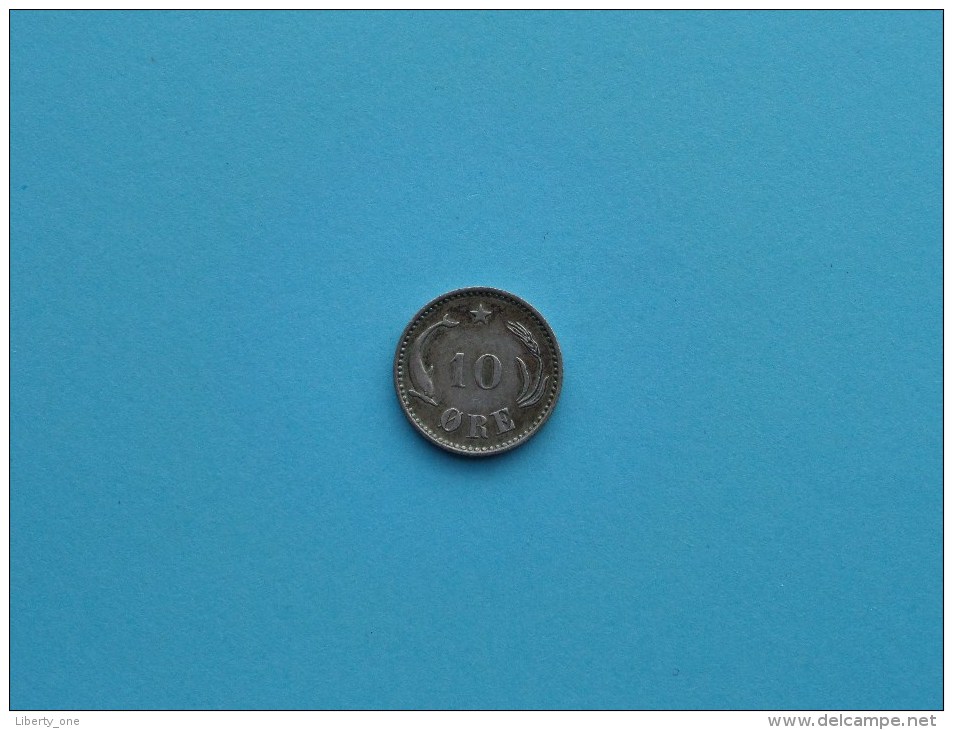 1891 CS - 10 Ore / KM 795.1 ( Uncleaned Coin - For Grade, Please See Photo ) !! - Danemark