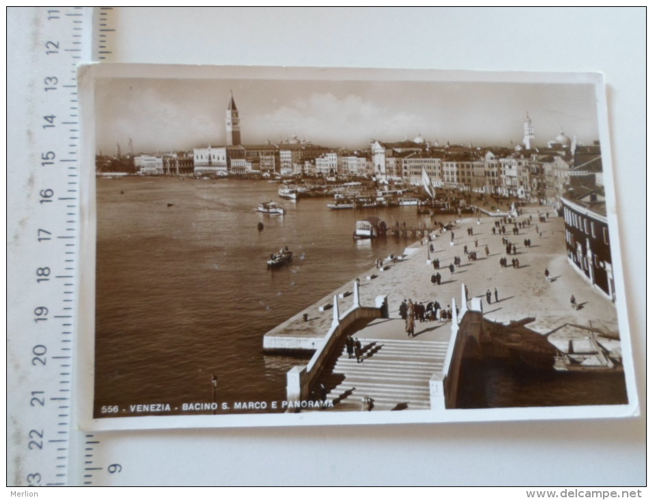 Italia  -  Venezia  -Bacino S.Marco E Panorama -    Vera Fotografia  RPPC     D127074 - Venezia