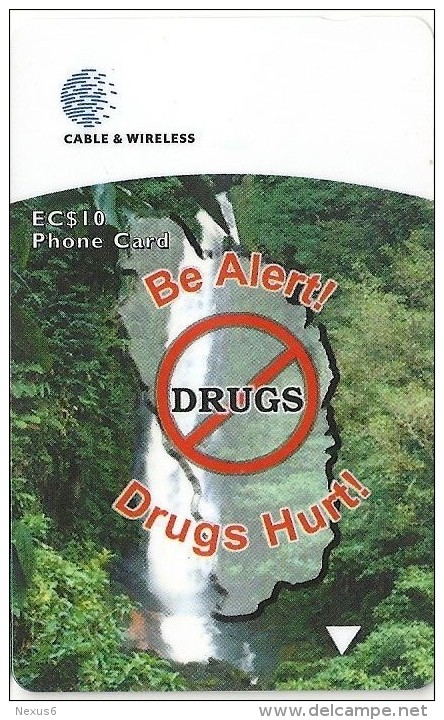 Dominica - Be Alert! Drugs Hurt!, 272CDMA, 1998, 20.000ex, Used - Dominica