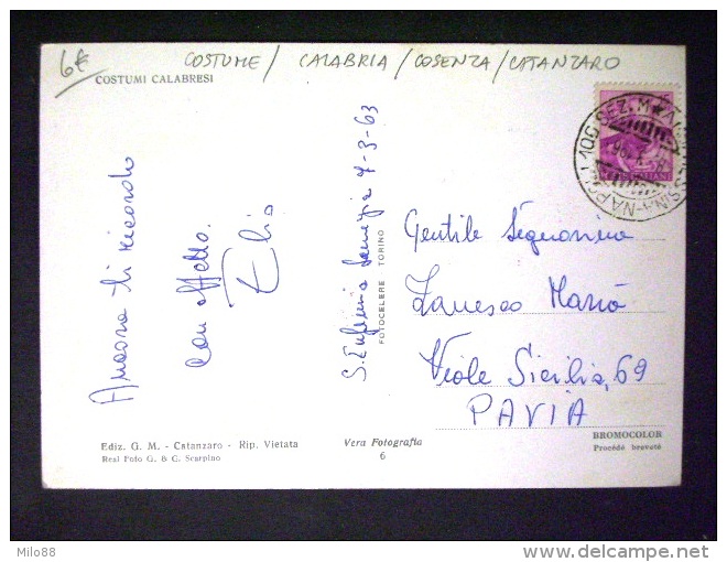 CALABRIA -CATANZARO -COSENZA -F.G. LOTTO N°445 - Catanzaro