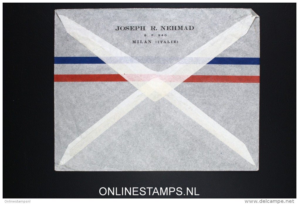Italy: Airmail Cover  Milan To Amsterdam Mixed Stamps 1949 - Luftpost