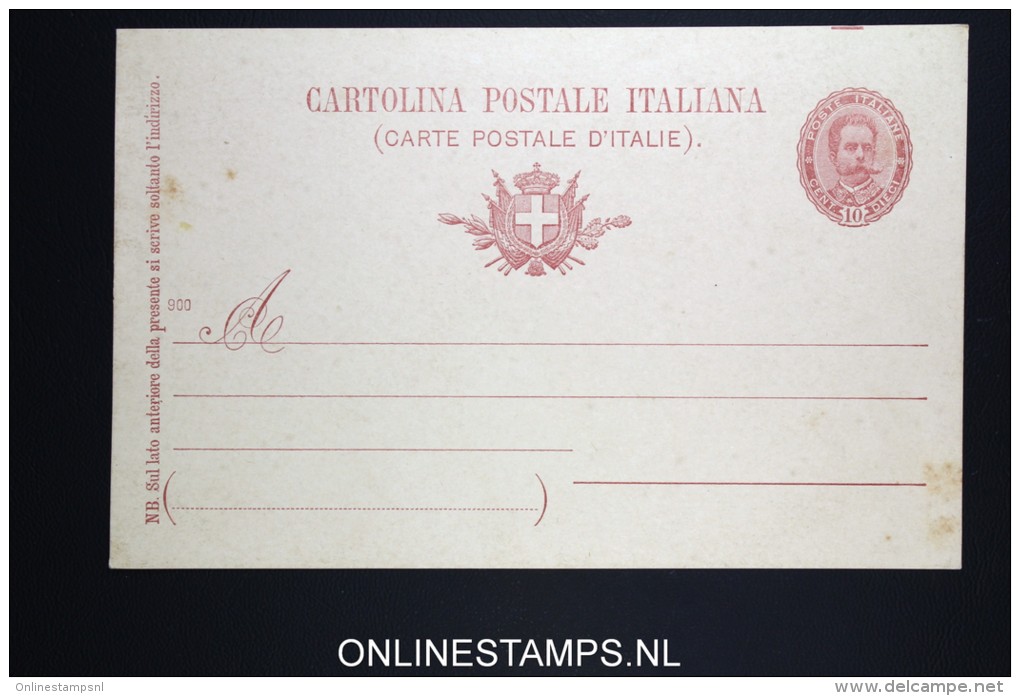 Italy: Cartolina Postal  SA 28 F (900)  Unused - Postwaardestukken