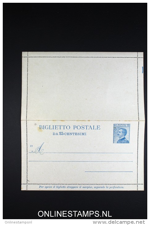 Italy: Biglietto Postale 1923K18 Nr 23 Unused - Postwaardestukken