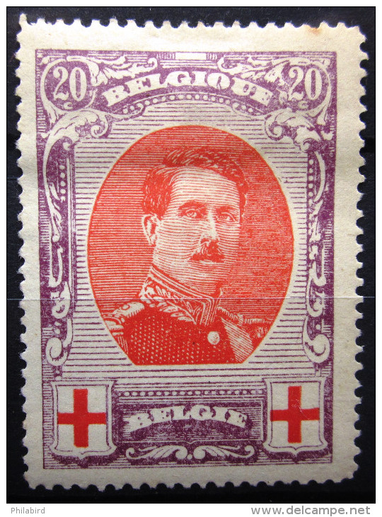 BELGIQUE               N° 134            NEUF* - 1914-1915 Croix-Rouge