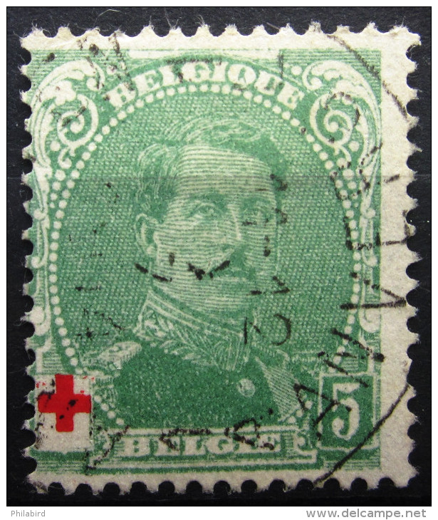 BELGIQUE               N° 129            OBLITERE - 1914-1915 Red Cross