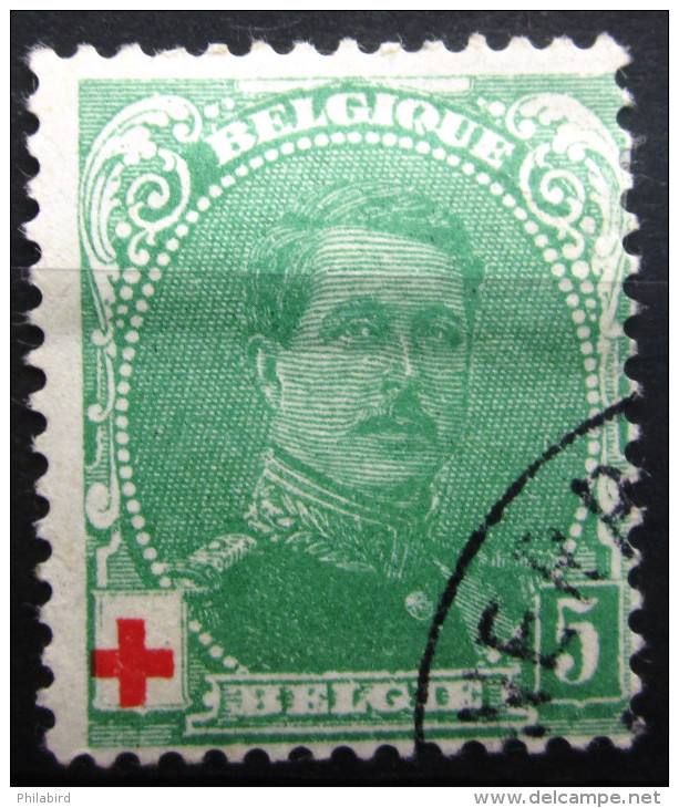 BELGIQUE               N° 129            OBLITERE - 1914-1915 Red Cross