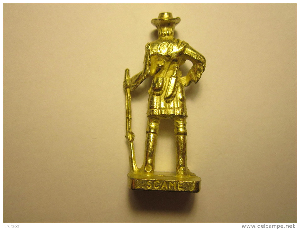 FIGURINE KINDER METAL SOLDAT BUFFALO BILL - SCAME - Figurines En Métal