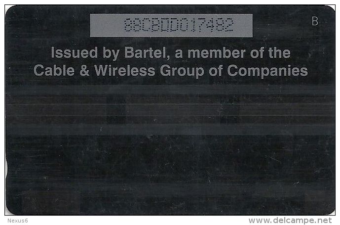Barbados - C&W (GPT) - Bridgetown Cruise Terminal, 88CBDD (Normal 0, Serial Type #1), 1996, 23.500ex, Used - Barbades