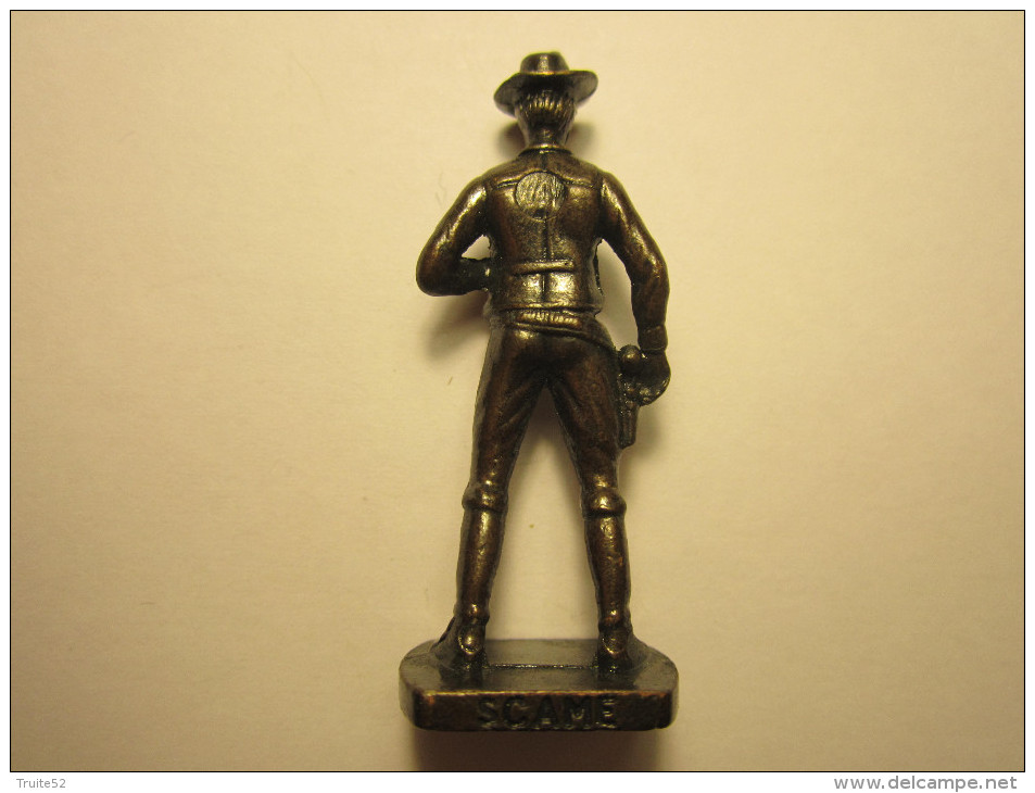 FIGURINE KINDER METAL SOLDAT  PAT GARRETT - SCAME - Metallfiguren