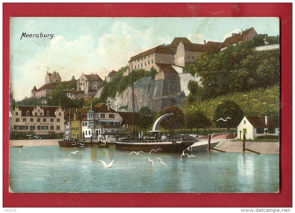 EU-16 Meersburg. Gelaufen In 1911 Mit Stempel St.Gallen Schweiz - Meersburg