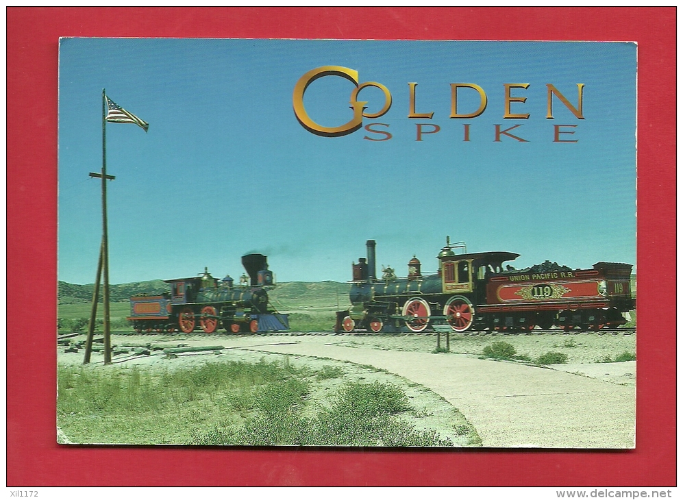 EU-17 Golden Spike National Historic Site, Promontory, Utah. Union Pacific Train. Used In 98 To Switzerland - Autres & Non Classés