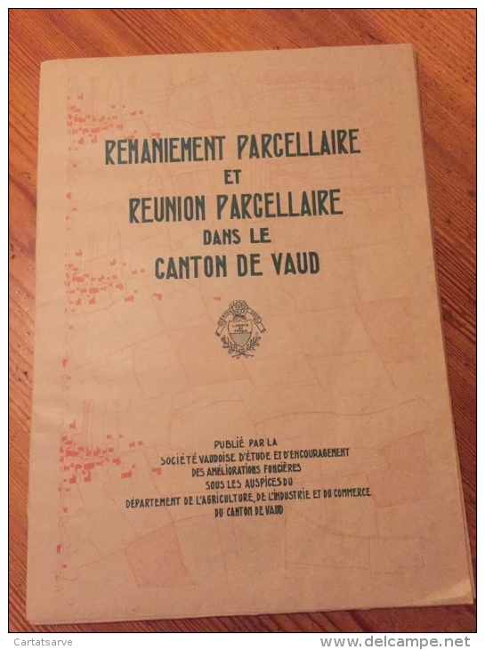 Remaniement Parcellaire Canton De Vaud / Bex, Aigle, Blonay, Naz, Gland Etc ... - Autres Plans