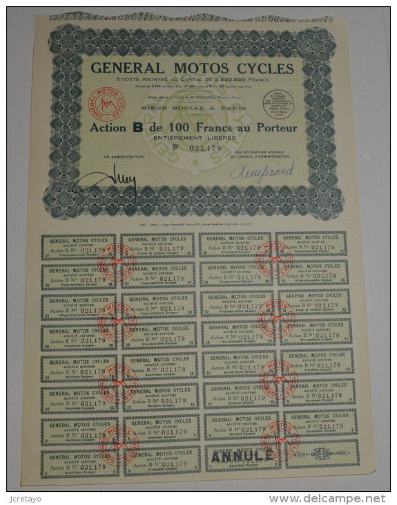 General Motos Cycles - Transports