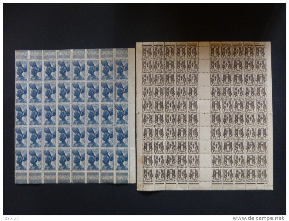 Timbres En Quantité - Feuilles Complètes