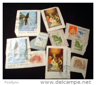 Romania MissionBag 1 KG (2LB-3oz) KILOWARE 70s/80s    [vrac Kilowaar Kilovara Stampmixture] - Collections