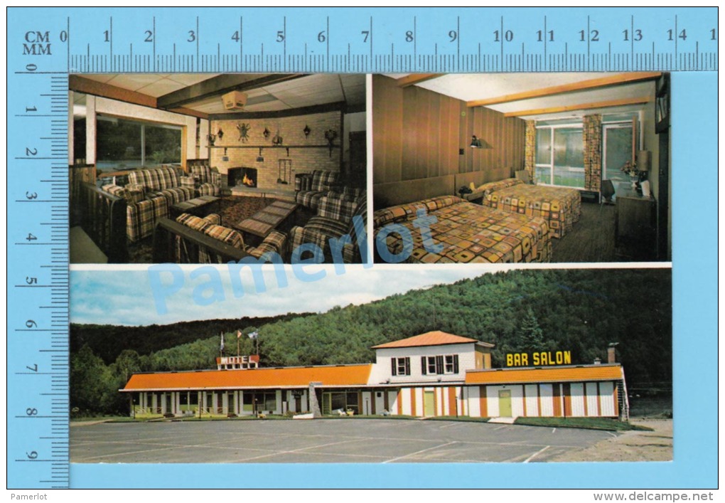 St-Jovite  Quebec ( Motel Du Galet Inc., Multi-vue )recto/Verso - Sherbrooke