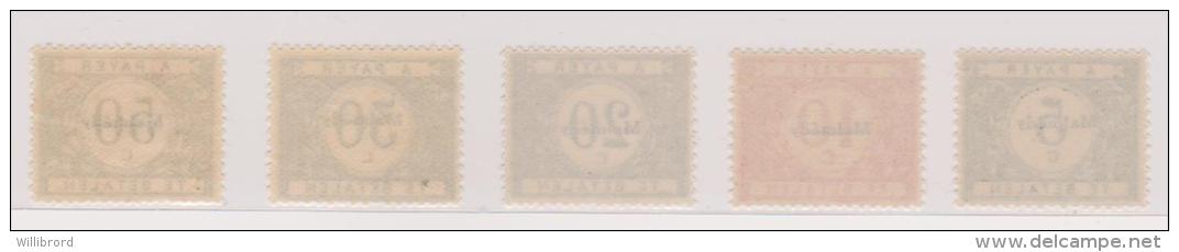 Belgium - MALMEDY  - Mint Never Hinged - Postage Due Set Of 5 - OC55/105 Eupen & Malmédy