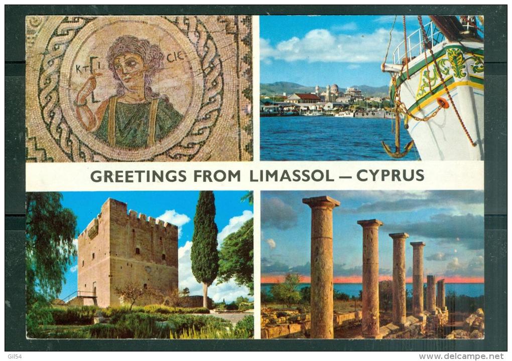 Carte Postale De Limassol Affranchie Pour La France En 1986  - Lfu19 - Lettres & Documents