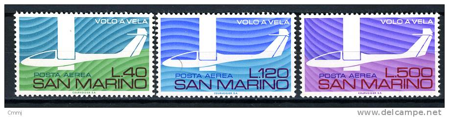 1974 - SAINT-MARIN - SAN MARINO - Sass. A151/53 - NH - Luftpost