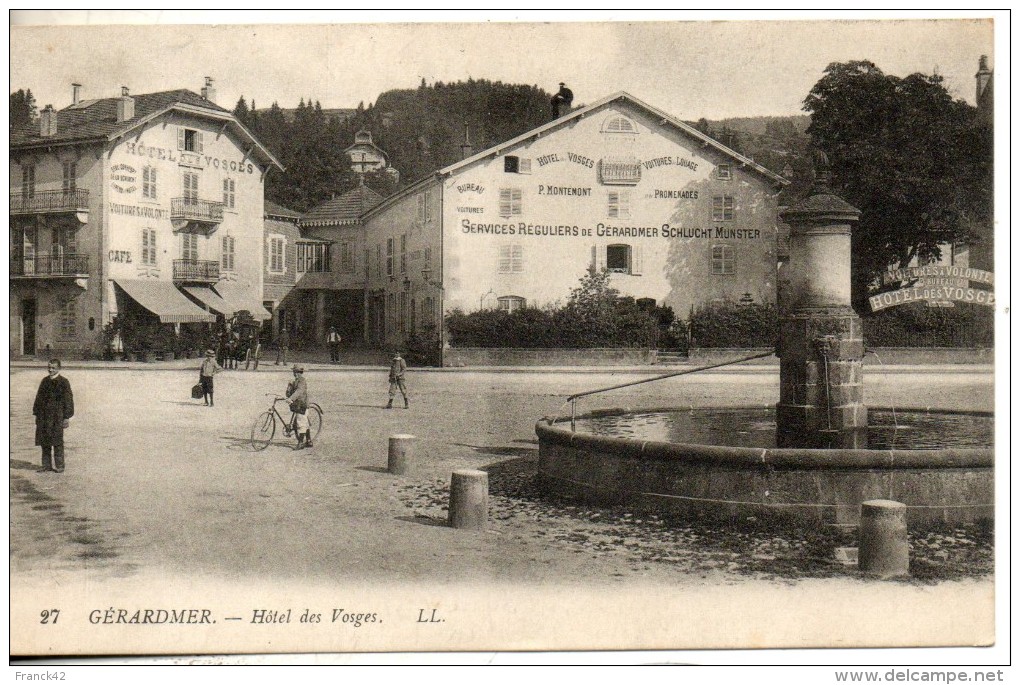 88. Gerardmer. Hotel Des Vosges - Gerardmer