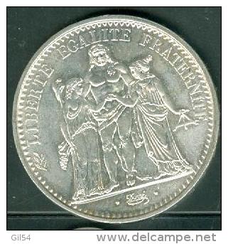 France 10 Francs Argent , Silver , Type Hercule , Année 1965    - Pia10001 - 10 Francs (gold)