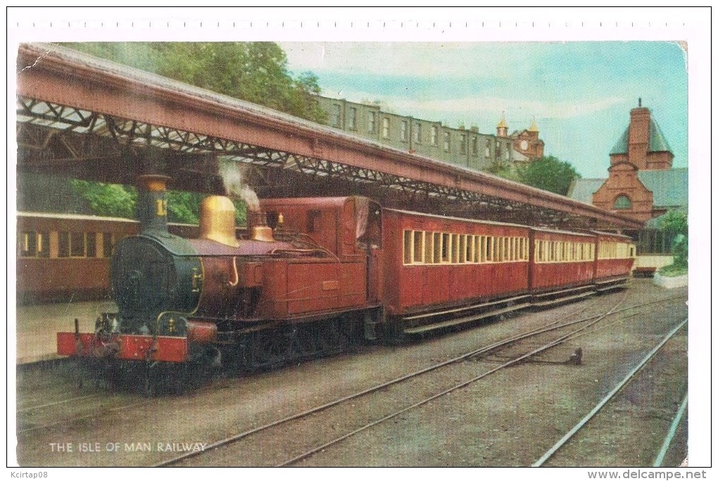 The Isle Of Man , Railway . L'Île De Man , Chamin De Fer . - Isle Of Man