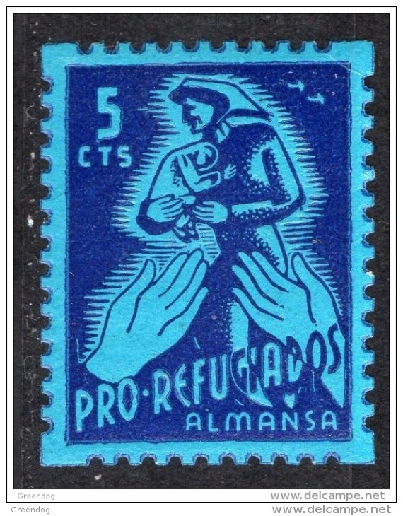 Almansa ( Albacete ) - Pro Refugiados - 5 Cts. - Sofima 10   Spain Civil War Espagne Guerre Civile - Republikanische Ausgaben