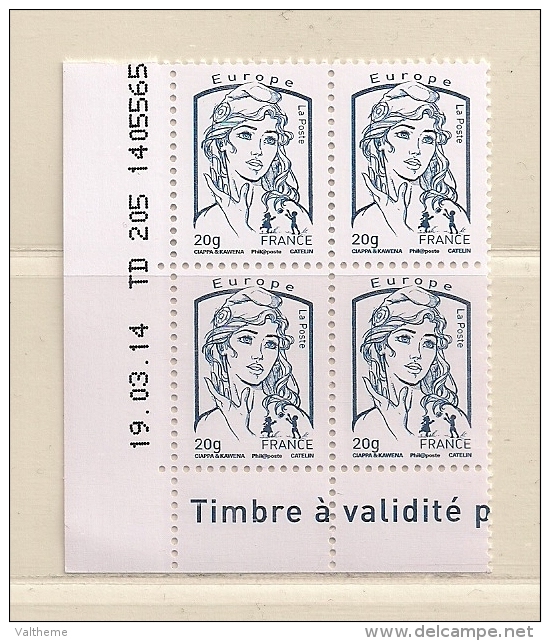 FRANCE   ( FR - 36 )  2014  N° YVERT ET TELLIER  N° 4768   N** - 2010-2019