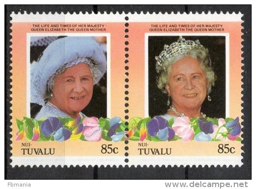 Tuvalu Nui 1985 - Regina Madre Elisabetta Queen Mother Elizabeth MNH ** - Tuvalu