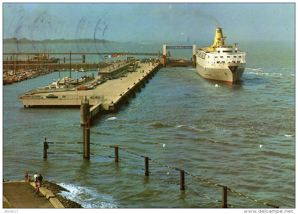 03960 - CUXHAVEN Norwegenfähre Am Anleger An Der Neuen Seebäderbrücke - Cuxhaven