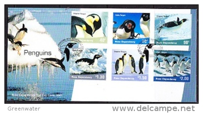 Ross Dependency 2001 Penguins 6v FDC (F2839) - FDC