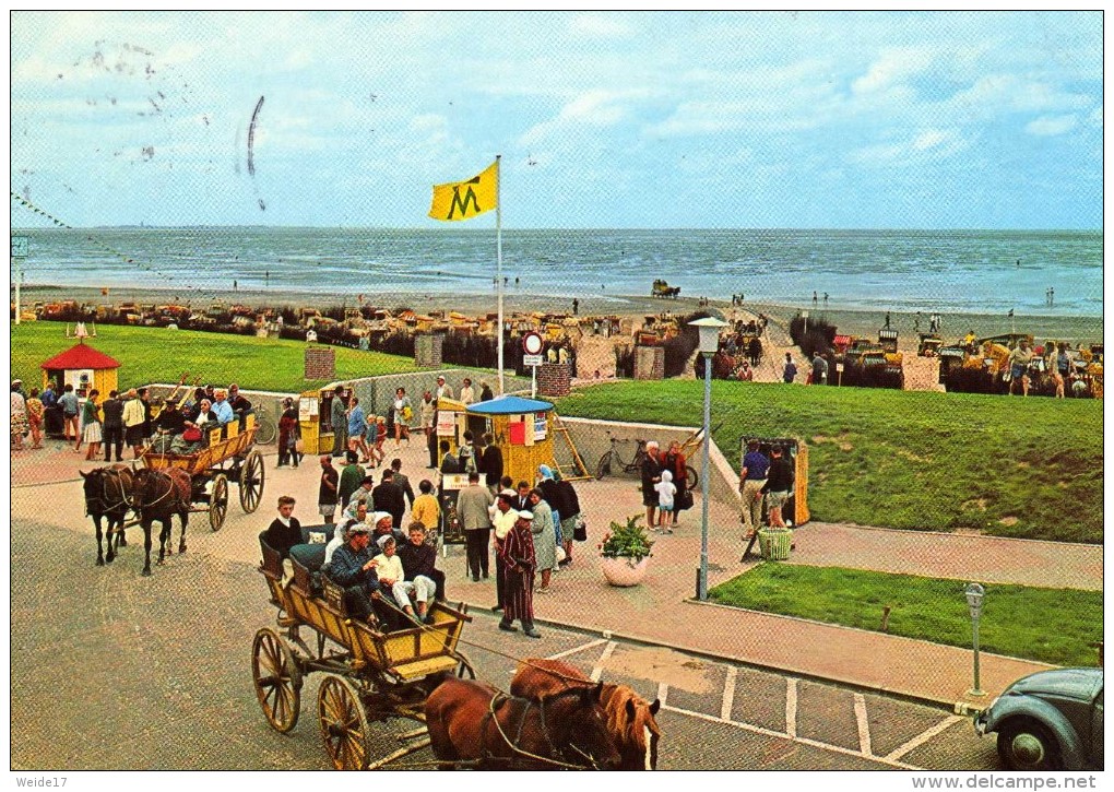 03967 - CUXHAVEN Wattwagen Am Strandübergang In Duhnen - Cuxhaven