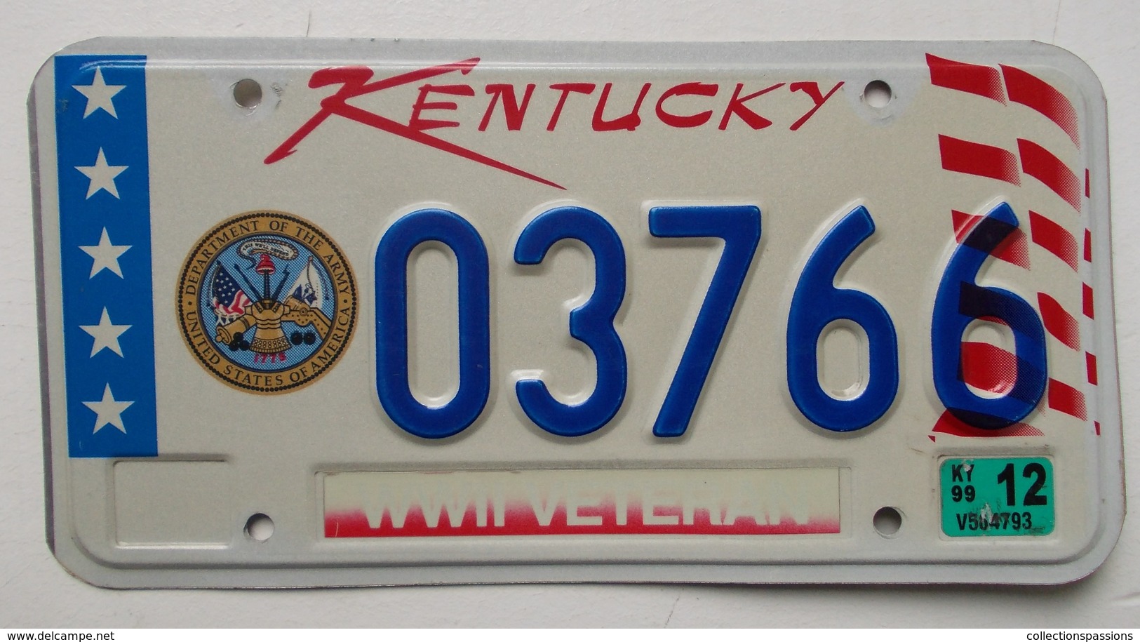 Plaque D'immatriculation - USA - Etat De Kentucky - - Kennzeichen & Nummernschilder