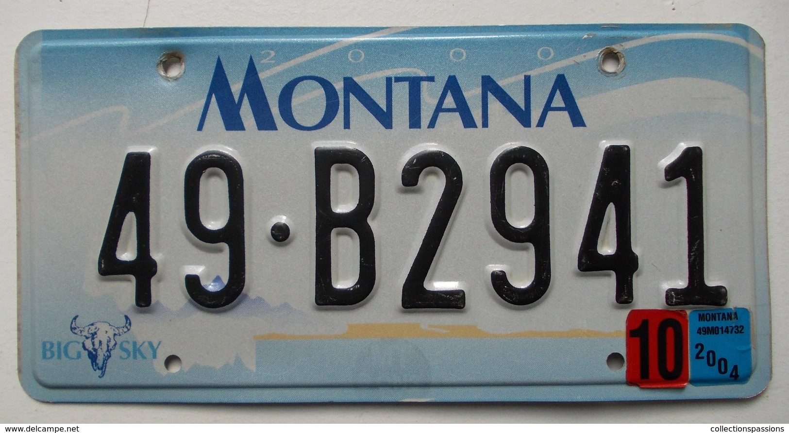 Plaque D'immatriculation - USA - Etat Du Montana - - Number Plates